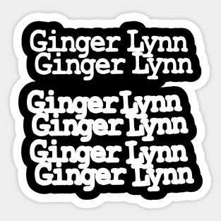 Ginger Lynn Trick Sticker